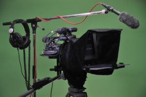 Camera met autocue